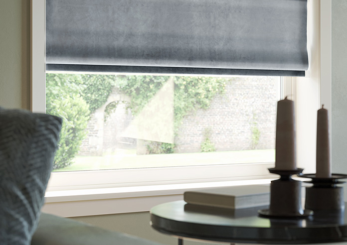 Velvet Opulence (Blackout), Storm Grey - Twist&Fit Roman Blind - Image 5